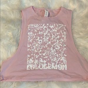 Lululemon muscle crop tank